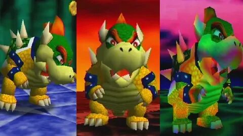 Super Mario 64 - All Bowser Levels - YouTube