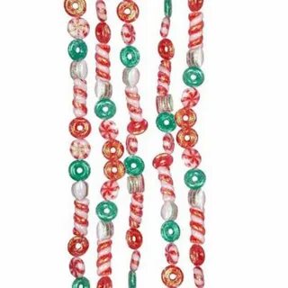 Seasonal Décor Kurt S Adler H7577 Bead Garland Red Wreaths, 