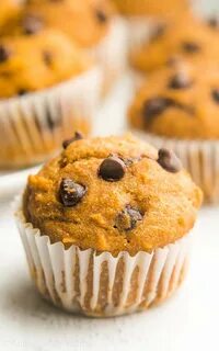 Chocolate Chip Pumpkin Mini Muffins Mini chocolate chip muff