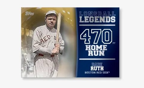 2018 Topps Baseball Series 2 Babe Ruth Longball Legends - Ba