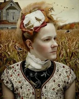 Andrea Kowch, 1986 Symbolist painter Portrait art, Artist, Magic realism.