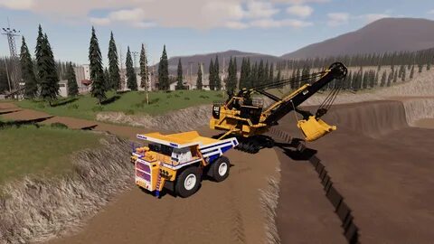 Белаз 75601 Карьерный самосвал v1.0 FS19 Farming Simulator 2