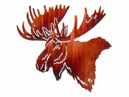 Mounted Elk Head Drawing - Фото база