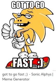 GOTTOGO FAST Mermegeneratornst Got to Go Fast - Sonic Alphys
