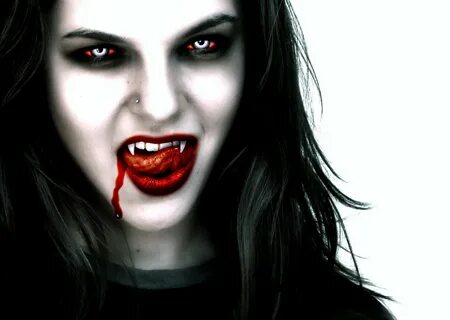 Обои Кровавая девушка вампир " Скачать красивые HD обои (кар