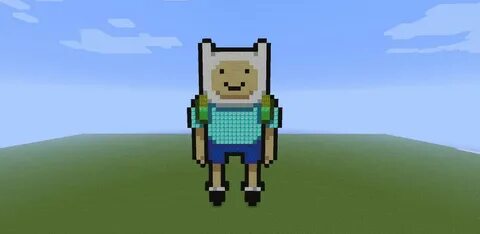 Finn The Human 3d Pixel Art Finn Adventuretime Pixel All in 