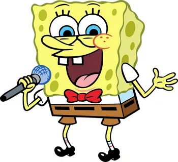 Spongebob Singing Transparent Png - Spongebob Squarepants - 