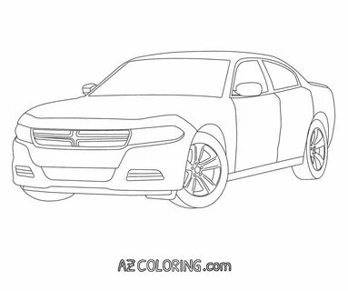 Dodge Charger Coloring Page - Green Valley Floyd