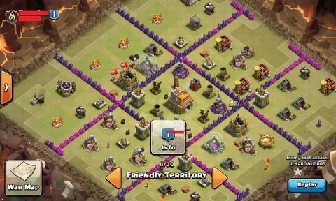 Base War TH 7 Anti Naga Terbaru dengan Air Sweeper - Coco So