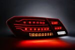 Lumen ® 88-1001337 - Black/Red Fiber Optic LED Tail Lights