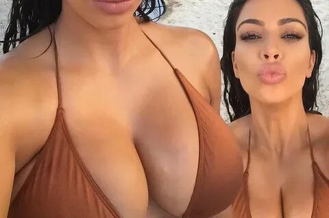 Kim Kardashian Bare Boobs