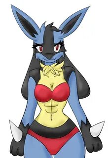 Red Bikini Lucario by Pieismyfave -- Fur Affinity dot net