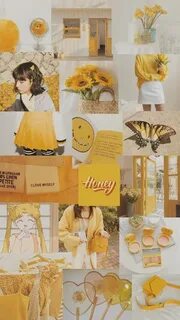 yellow aesthetic ♡ Tema kuning, Ilustrasi, Ilustrasi poster