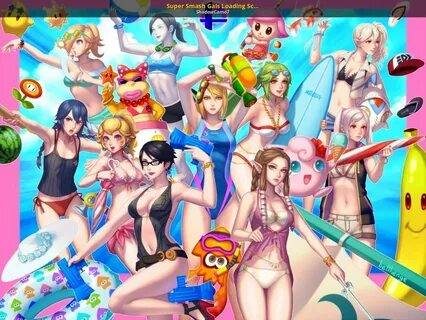 Super Smash Gals Loading Screen Super Smash Bros. (Wii U) Mo