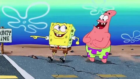 Spongebob Squarepants: Spongebob and Patrick laughing