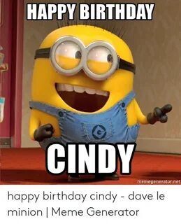 HAPPY BIRTHDAY CINDY Memegeneratornet Happy Birthday Cindy -