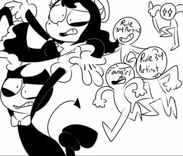 Imagem de Alice x Bendy (NO RULE 34, NEVER) por Deneb Dreemu