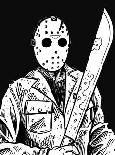 Jason Voorhees Coloring Pages at GetDrawings Free download