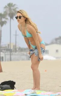 Kelli Berglund // Candids at Venice Beach Bikinis, Blue biki