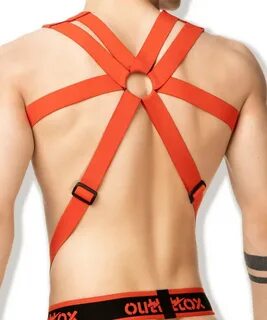 Outtox Maskulo Bulldog Harness rot Outtox Fetishwear by Mask