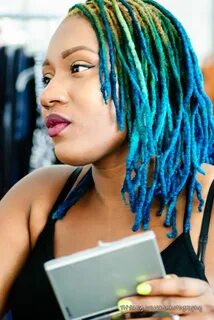 Pin by Lucretia Jackson on Curly Head Dyed dreads, Manic pan