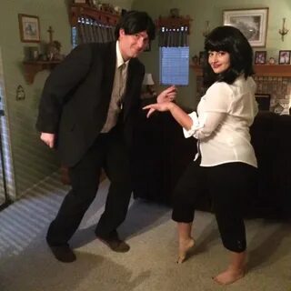 This funky pair from Pulp Fiction. Pulp fiction halloween co