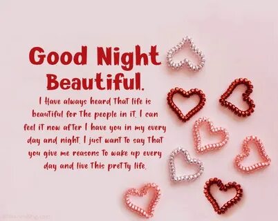 Long Good Night Message To Make Her Smile - Sweet Romantic G