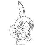 Sobble From Pokémon Sword And Shield Coloring Page - Colorin