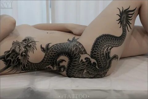 Женские татуировки дракона (58 фото)
