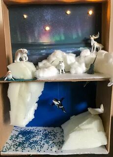 Arctic Habitat Diorama - Super Simple