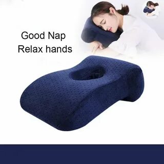 Memory Foam Nap Pillow Slow Recovery Travel Headrest Neck Su