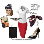 Oriental Glue send flight attendant costume diy crumpled Lon