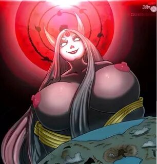 Xbooru - 1girl big breasts breasts colored giantess kaguya o