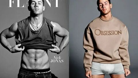 Nick jonas calvin klein shoot