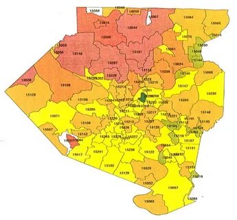 Allegheny County Zip Code Map - Map Pasco County
