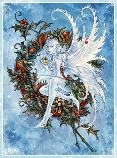 Winter Wreath by Candra on DeviantArt Fairy illustration, Be