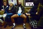 No Pants Subway Ride 2016: Commuters around the world strip 