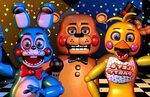 FNaF 2 - Toys Time!! Blender Poster by ChuizaProductions on 