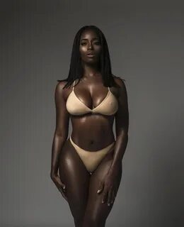 Super body naked ebony niger black