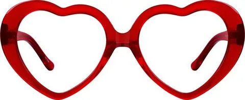 Red Heart-Shaped Glasses #4421018 Zenni Optical Eyeglasses H