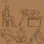 Chair Male Sitting Pose Reference - Zill Wallpaper