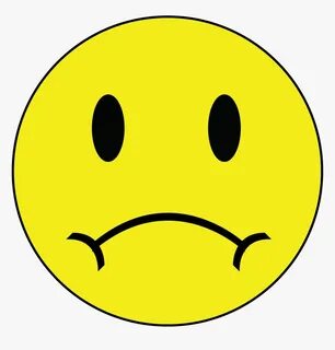Smile And Frown Face N2 - Frown Clip Art, HD Png Download , 