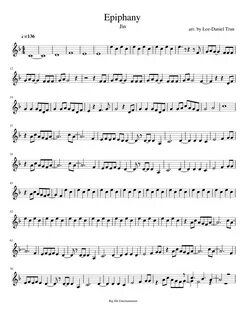 Epiphany- Jin for Violin Sheet music for Violin (Solo) Muses