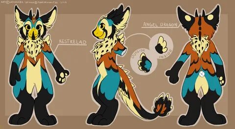 Kestrel angel dragon premade suit design by phoenixwolfsuits