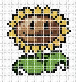 Sprite Stitch Board! * View topic - Plants Vs. Zombies Cross