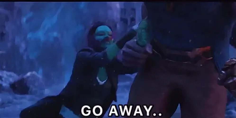 Thanos Gamora GIF - Thanos Gamora Go Away - Descubre & Compa