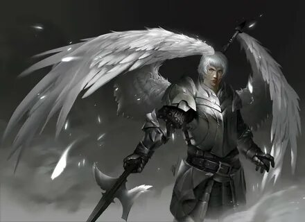 Fantasy Angel Warrior 4k Ultra HD Wallpaper Background Image