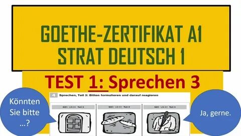 Goethe-Zertifikat A1 Start Deutsch 1 Sprechen Teil 3 Bitten 