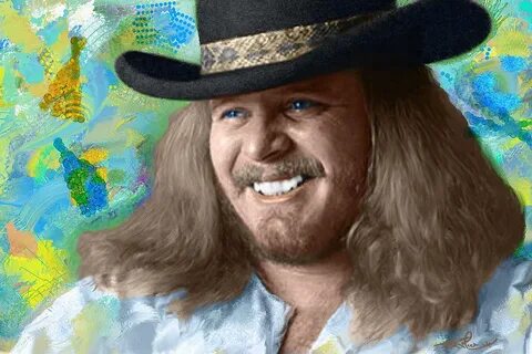 Ronnie Van Zant Digital Art by Donald Pavlica Fine Art Ameri