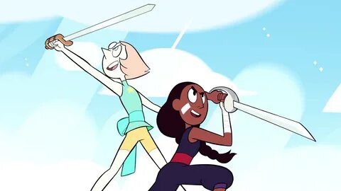 Pearl teaching Connie to sword fight Pearl steven universe, 
